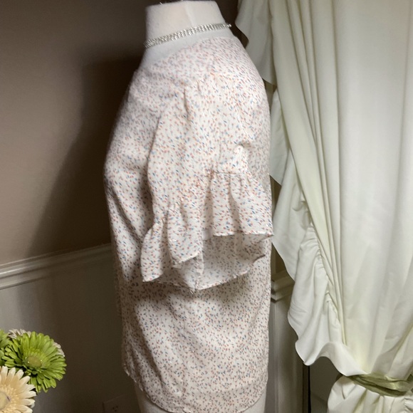DREW RUFFLE SLEEVE TOP. SIZE XS - Picture 4 of 4